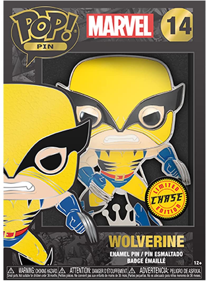 Funko Pop! Pins: Marvel - X-Men - Wolverine Chase Pin - Image 2