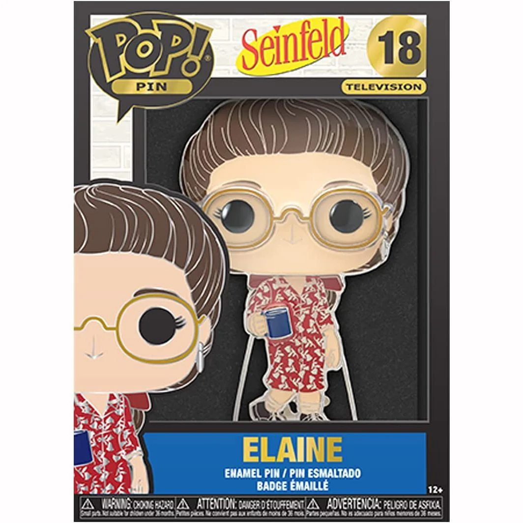 Funko Pop! Pin: Seinfeld - Elaine #18 - Image 2