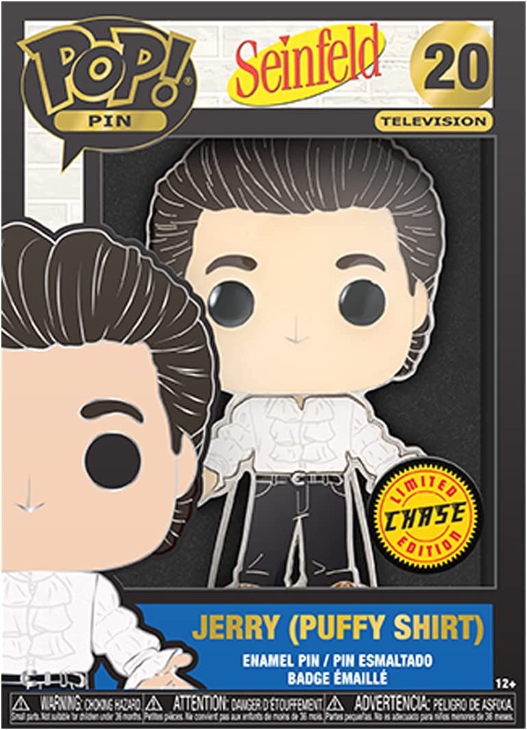 Funko Pop! Pins: Seinfeld - Jerry Puffy Shirt Chase Enamel Pin - Image 2