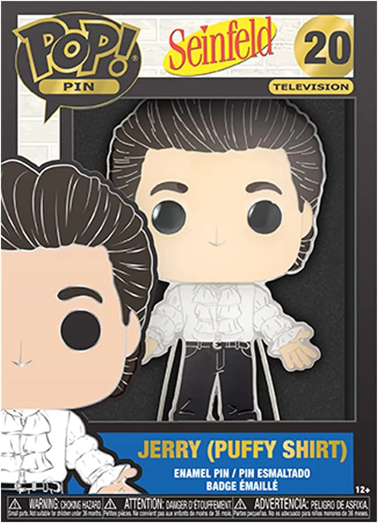 Funko Pop! Pins: Seinfeld - Jerry Puffy Shirt Enamel Pin - Image 2