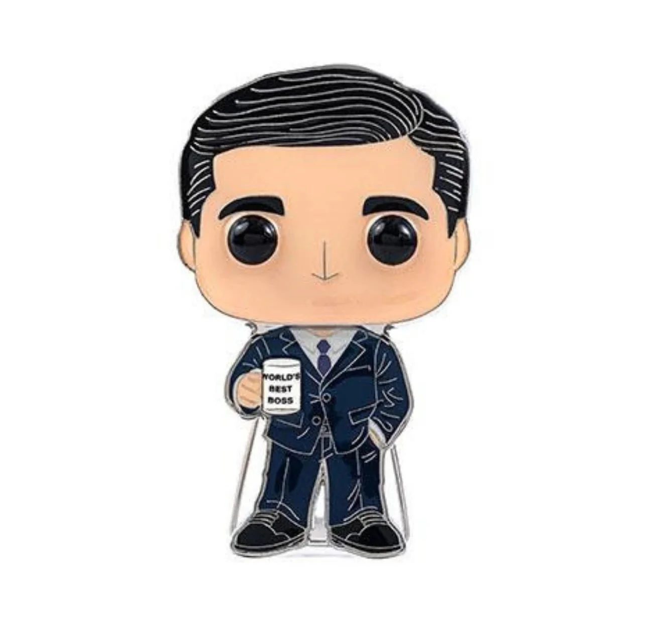 Funko Pop! Pins The Office Michael Scott 4" Pin - Image 1