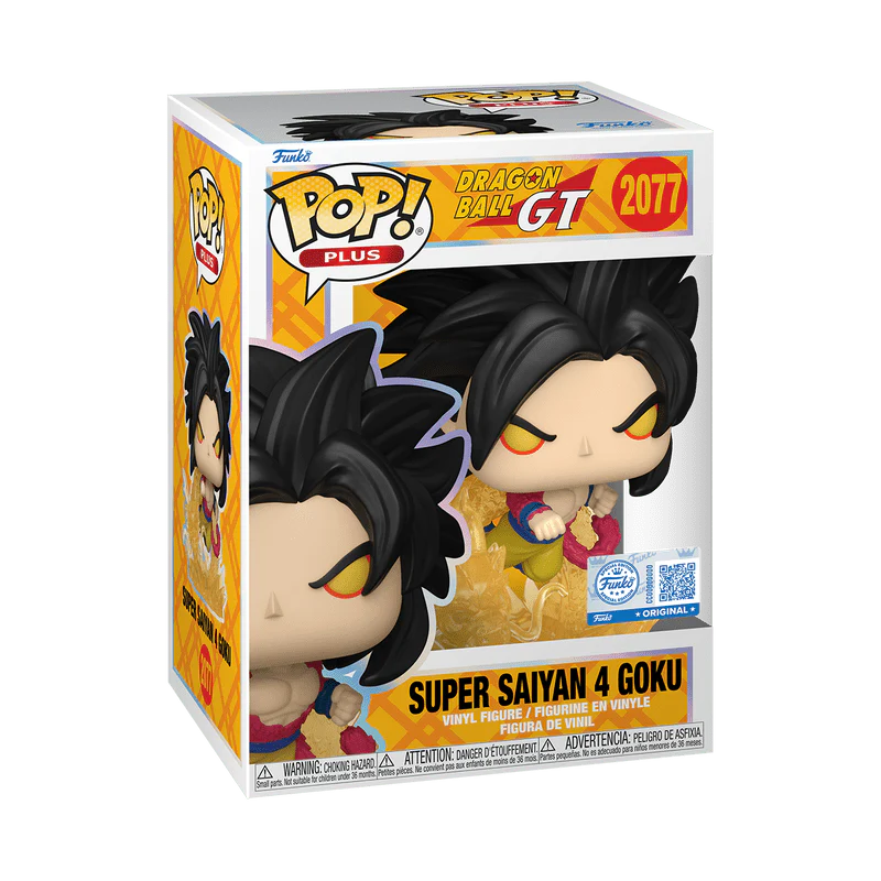 Funko Pop! Plus: Dragon Ball GT - Super Saiyan 4 Goku Dragon Fist #2077 Shop Exclusive - Image 2