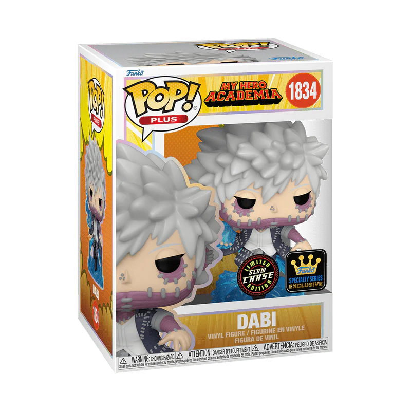 Funko Pop! Plus: My Hero Academia - Dabi Glow-in-the-dark Chase #1834 Specialty Series Exclusive - Image 2