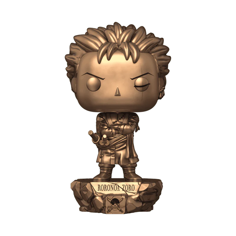 Funko Pop! Plus: One Piece 25th Anniversary – Roronoa Zoro Statue Bronze #1901 Shop Exclusive