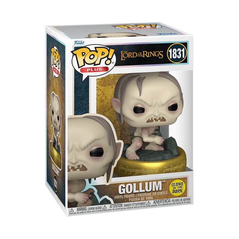 Funko Pop! Plus: The Lord of the Rings - Gollum #1831 Glow-in-the-Dark - Image 2