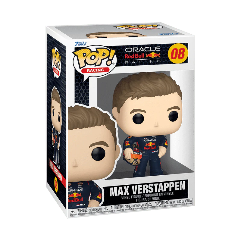 Funko Pop! Racing: Oracle Red Bull Racing - Max Verstappen with Helmet #08 - Image 2