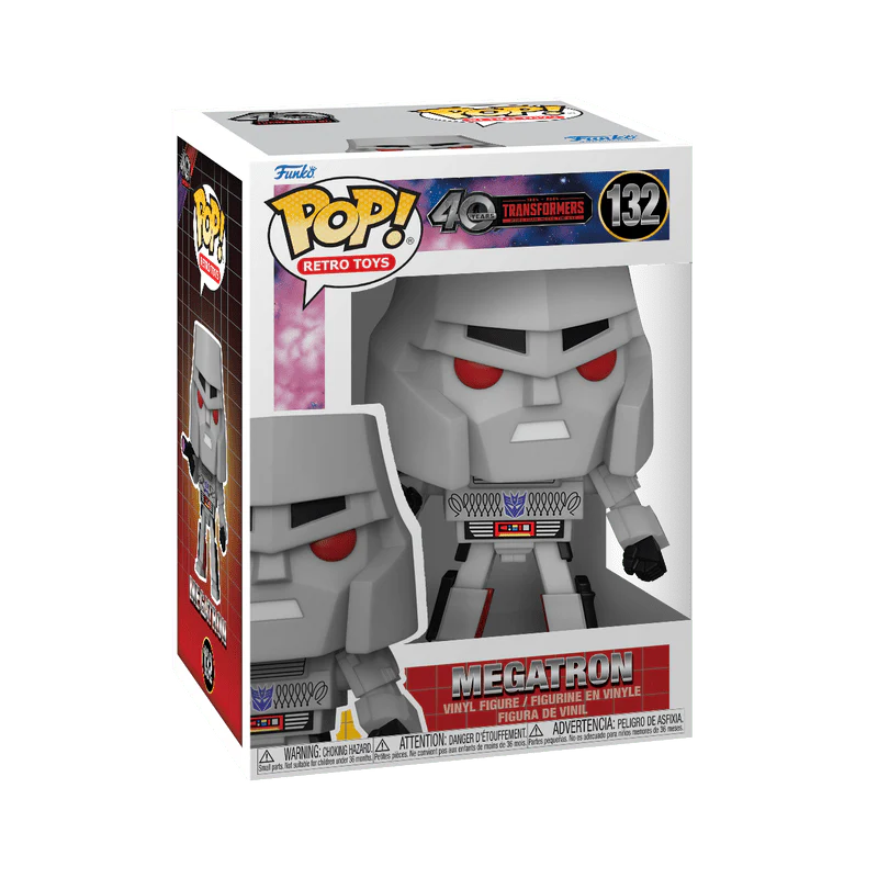 Funko Pop! Retro Toys: Transformers 40th Anniversary - Megatron Generation 1 #132 - Image 2