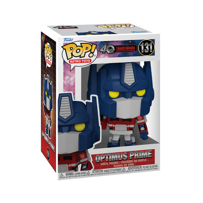 Funko Pop! Retro Toys: Transformers 40th Anniversary - Optimus Prime Generation 1 #131 - Image 2