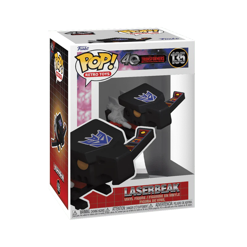 Funko Pop! Retro Toys: Transformers Generation 1 - Laserbeak #135 - Image 2