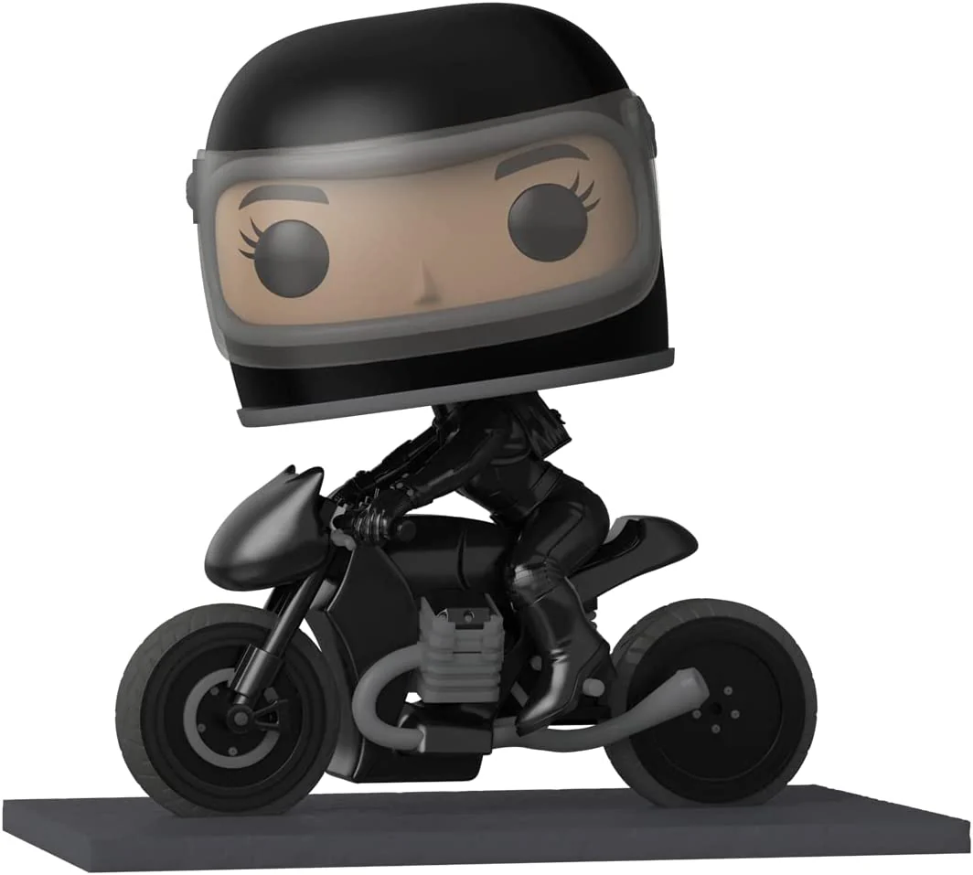 Funko Pop! Ride Deluxe: The Batman - Selina Kyle on Motorcycle Vinyl Figure - Image 1
