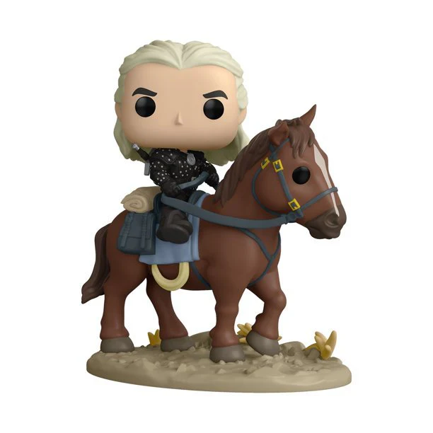 Funko Pop! Ride Deluxe: Witcher - Geralt And Roach Exclusive Vinyl Figure - Image 1
