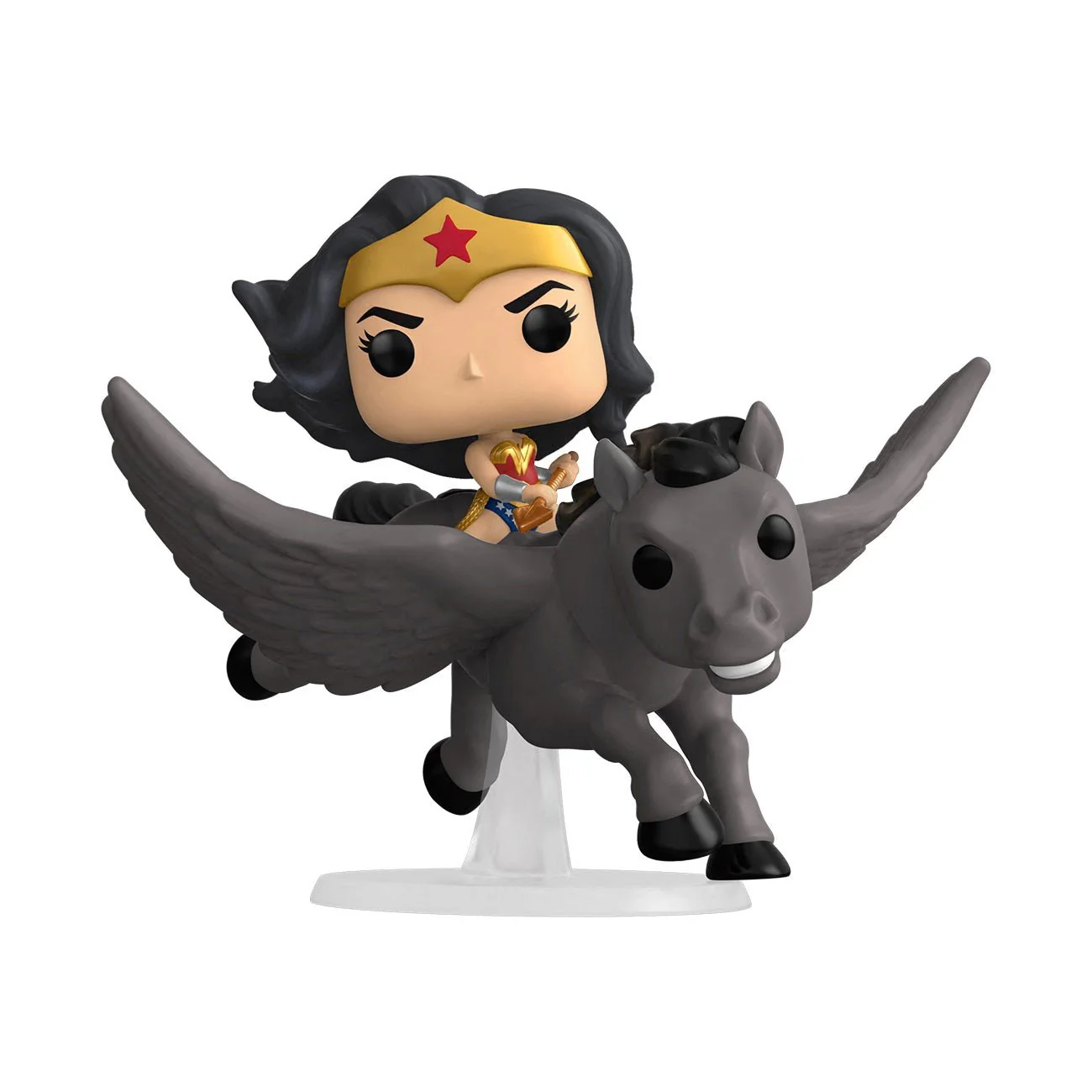 Funko Pop! Rides Super Deluxe: Wonder Woman 80th Anniversary - Wonder Woman on Pegasus #280 - Image 1