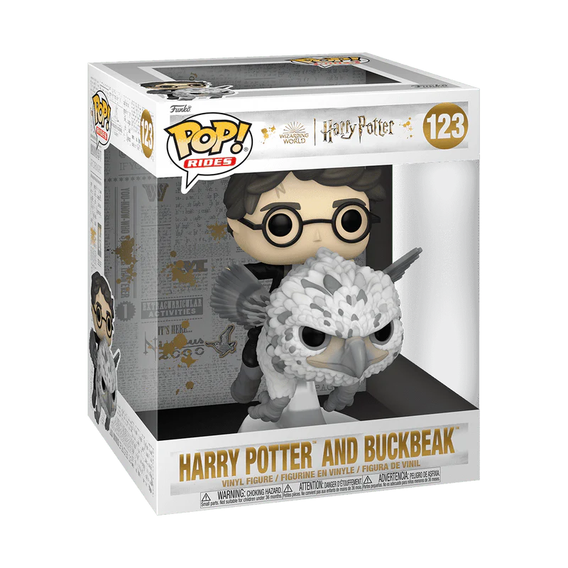 Funko Pop! Rides Deluxe: Harry Potter and the Prisoner of Azkaban - Harry Potter and Buckbeak #123 - Image 2