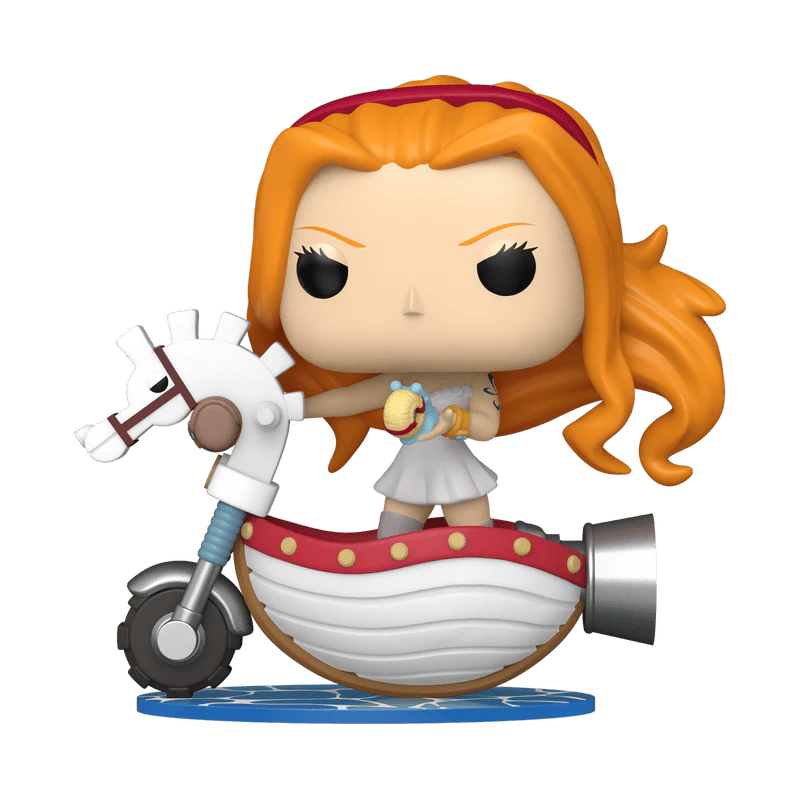 Funko Pop! Rides Deluxe: One Piece – Nami with White Hobby Horse #128 2025 Wondrous Convention Limited Edition