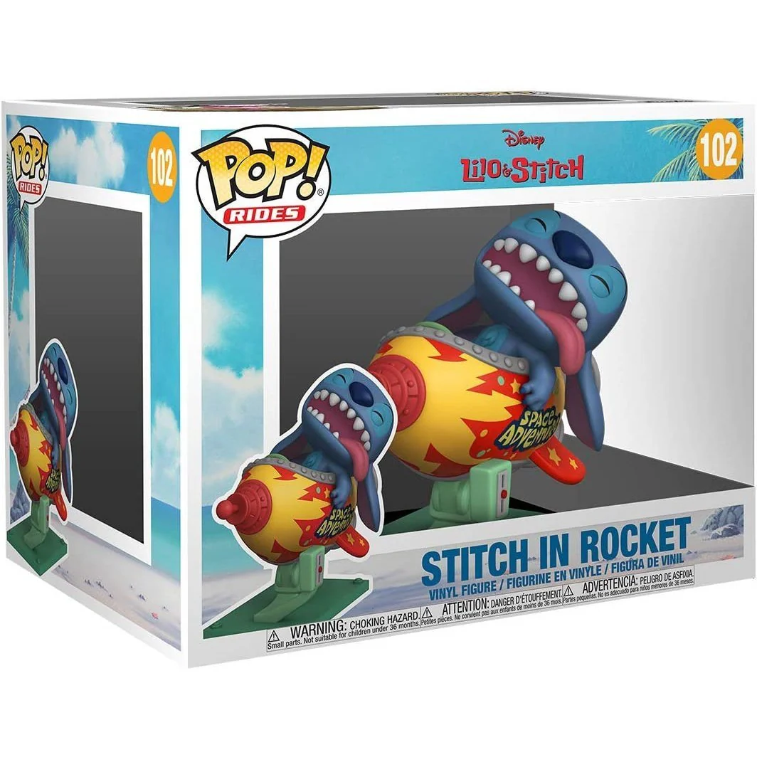 Funko Pop! Rides: Lilo & Stitch - Stitch in Rocket Vinyl Figure - Image 2