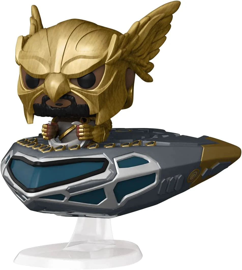 Funko Pop! Rides Super Deluxe Movies: Black Adam - Hawkman in Cruiser #286 - Image 1
