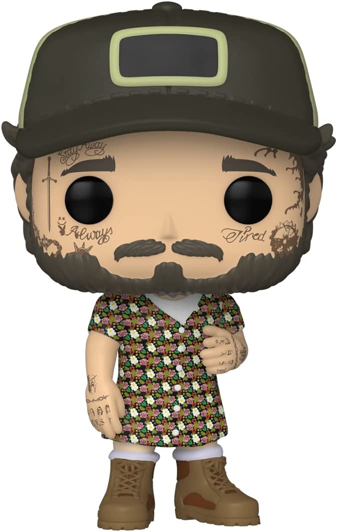 Funko Pop! Rocks: Post Malone - Post Malone in Sundress #254 - Image 3