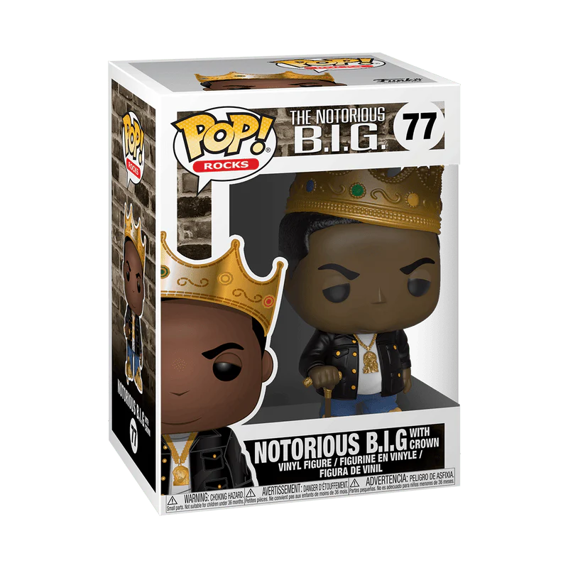 Funko Pop! Rocks: The Notorious B.I.G. with Crown #77 - Image 2