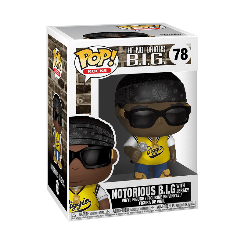 Funko Pop! Rocks: The Notorious B.I.G. with Jersey #78 - Image 2