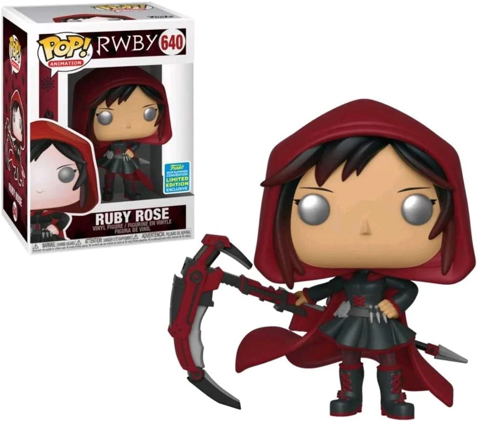 Funko Pop! RWBY Ruby Rose With Hood Exclusive Vinyl Figure - Image 1
