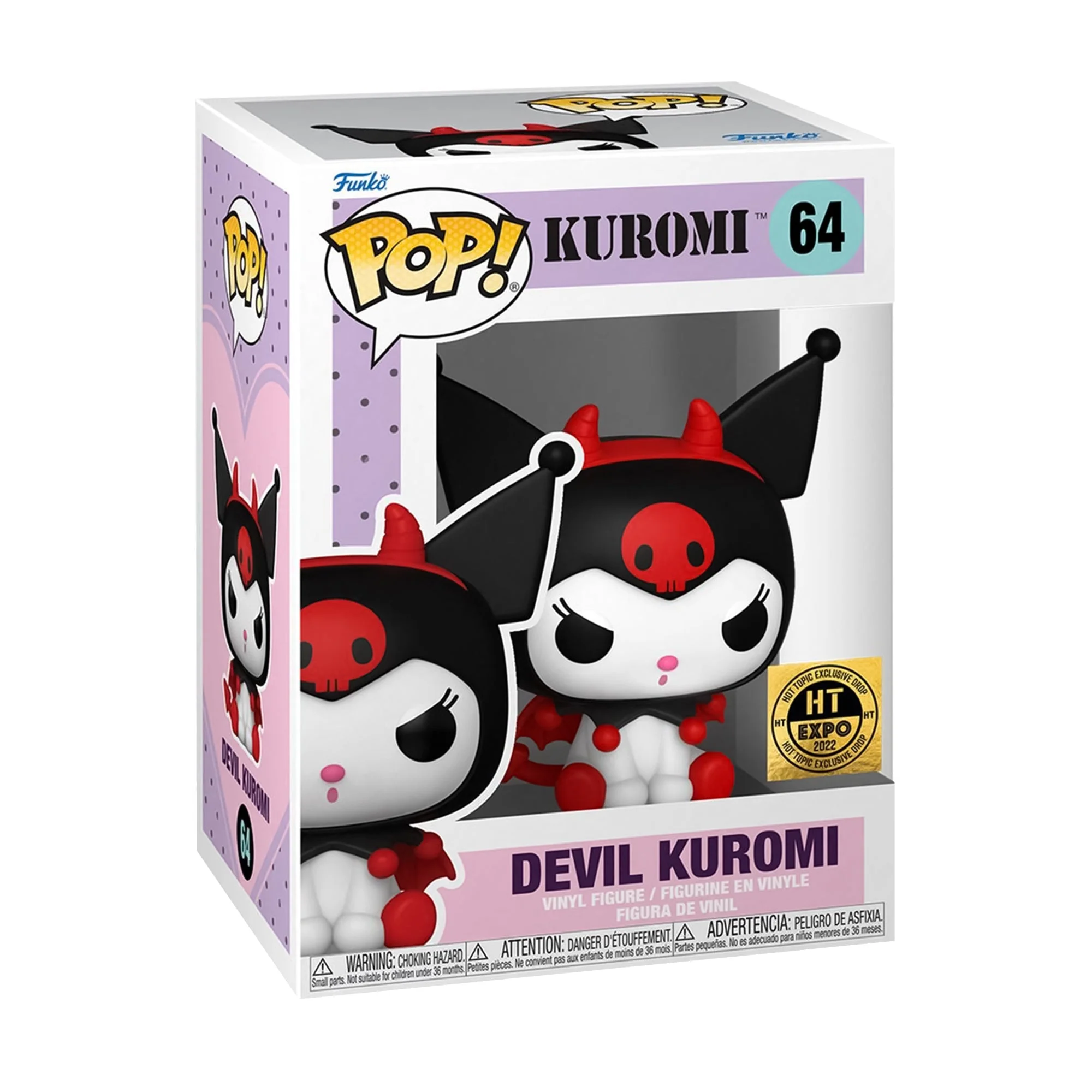 Funko Pop! Sanrio - Devil Kuromi 2022 Hot Topic Expo Exclusive - Image 2