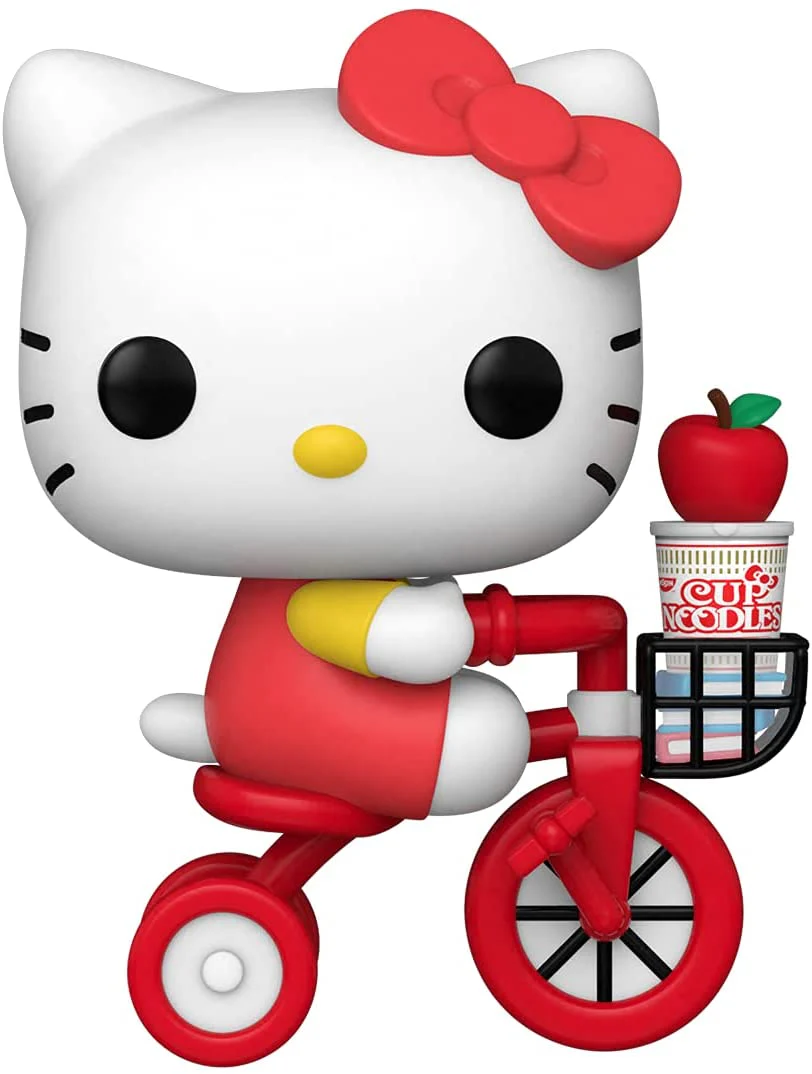 Funko Pop! Sanrio: Hello Kitty X Nissin - Hello Kitty on Bike - Image 1