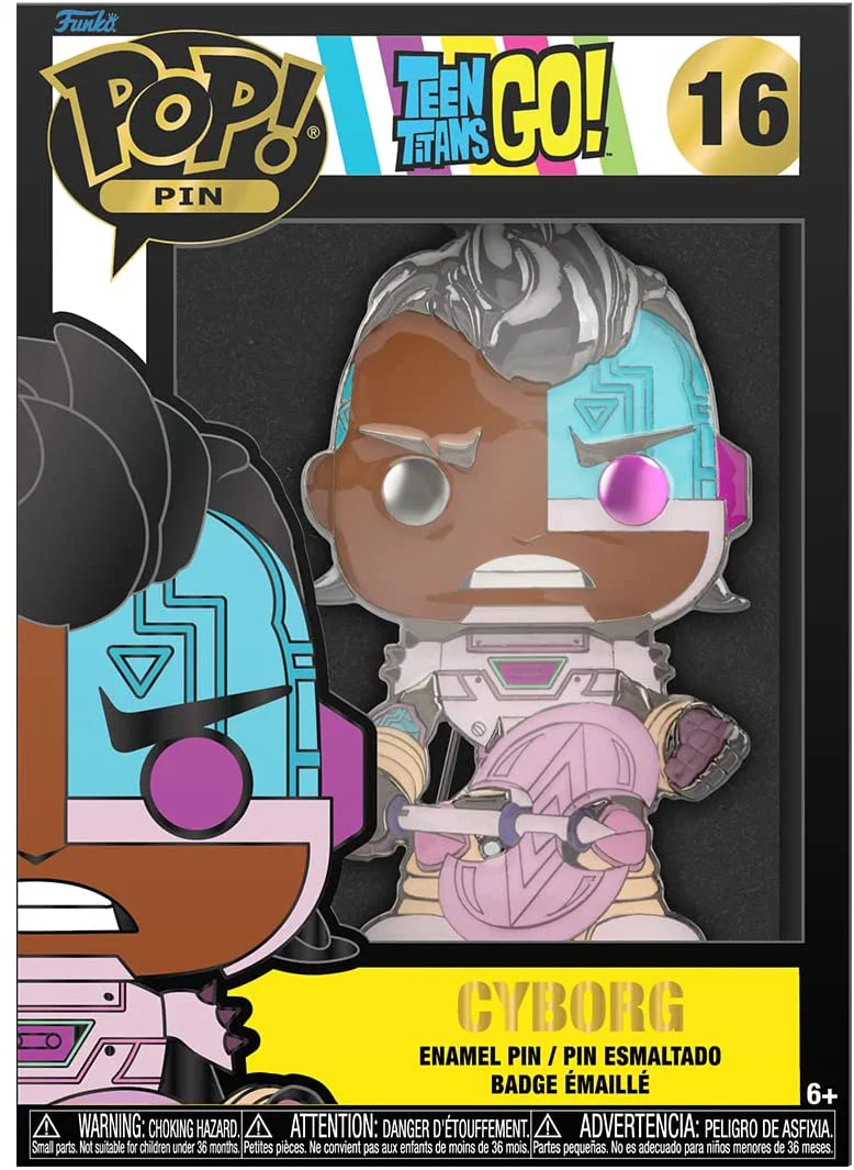 Funko Pop! Pin: Teen Titans Go! - Cyborg #16 - Image 2