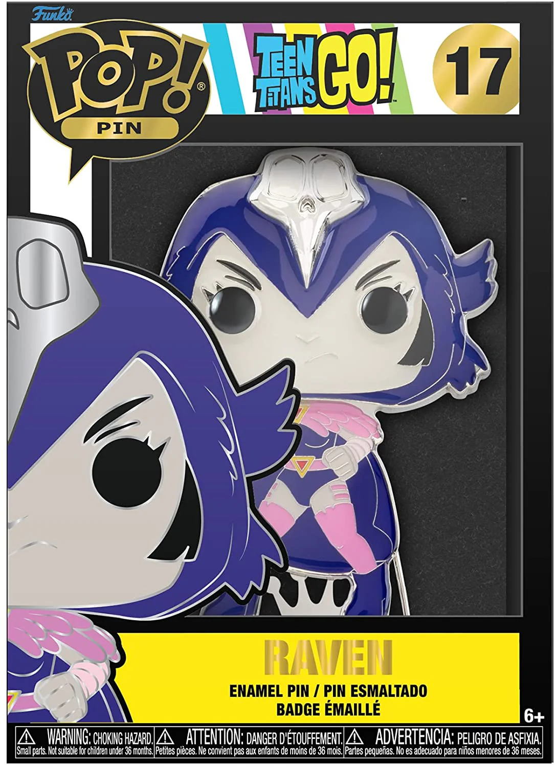 Funko Pop! Pin: Teen Titans Go! - Raven #17 - Image 2
