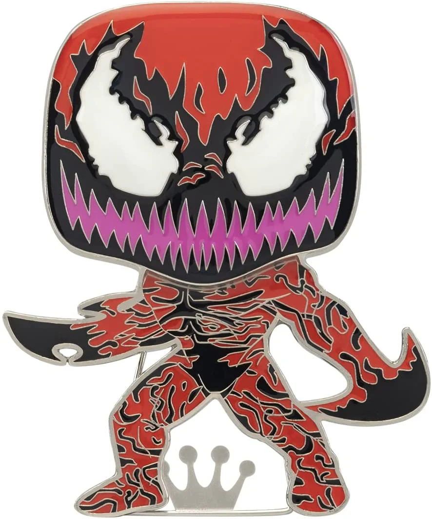 Funko Pop! Pin: Marvel Venom - Carnage Glow-in-the-Dark #17 - Image 1