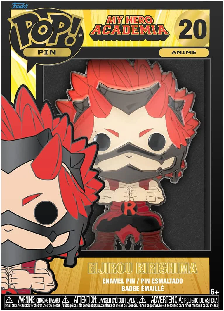 Funko Pop! Pin: My Hero Academia - Eijiro Kirishima #20 - Image 2