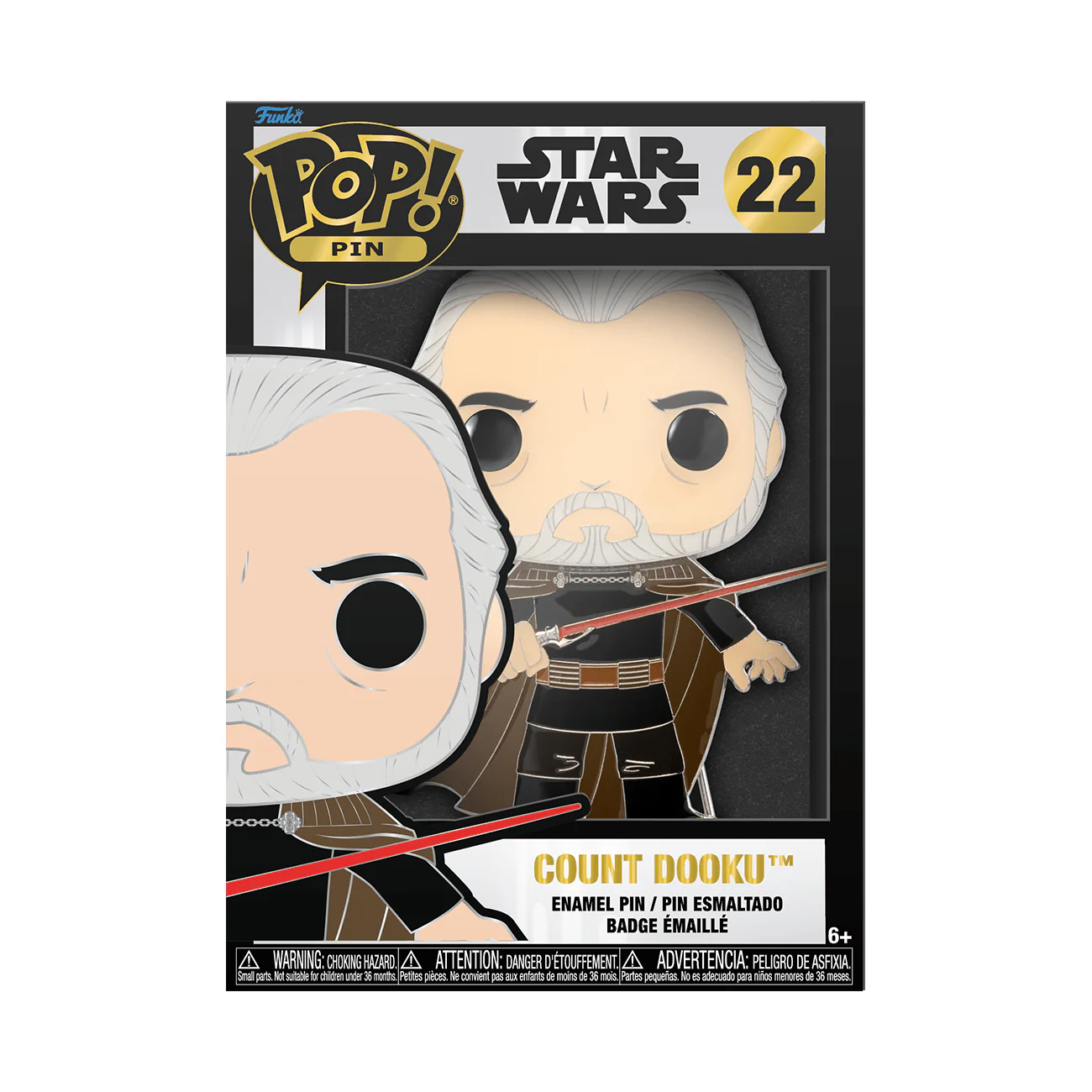 Funko Pop! Sized Pin: Star Wars - Count Dooku - Image 2