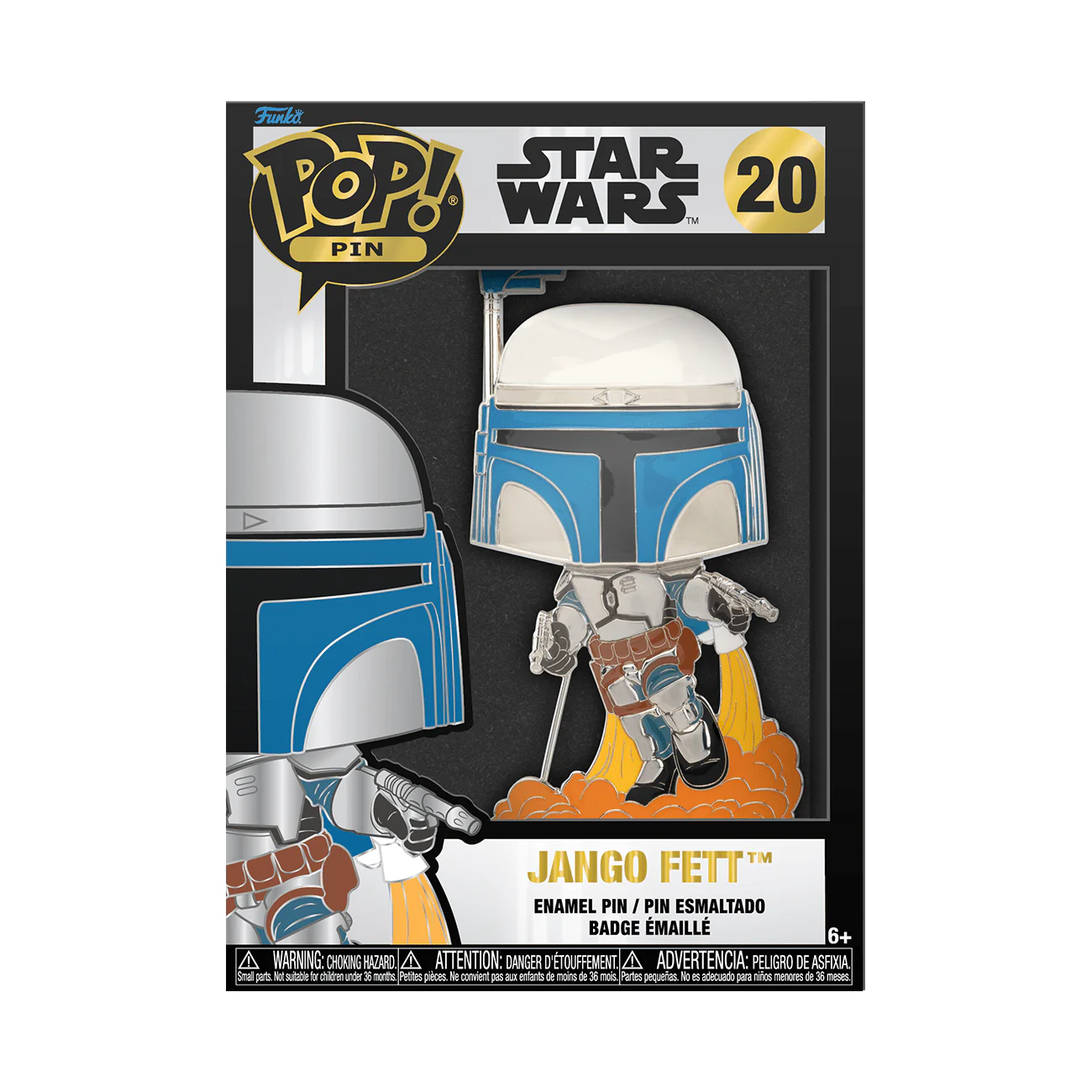 Funko Pop! Sized Pin: Star Wars - Jango Fett - Image 2