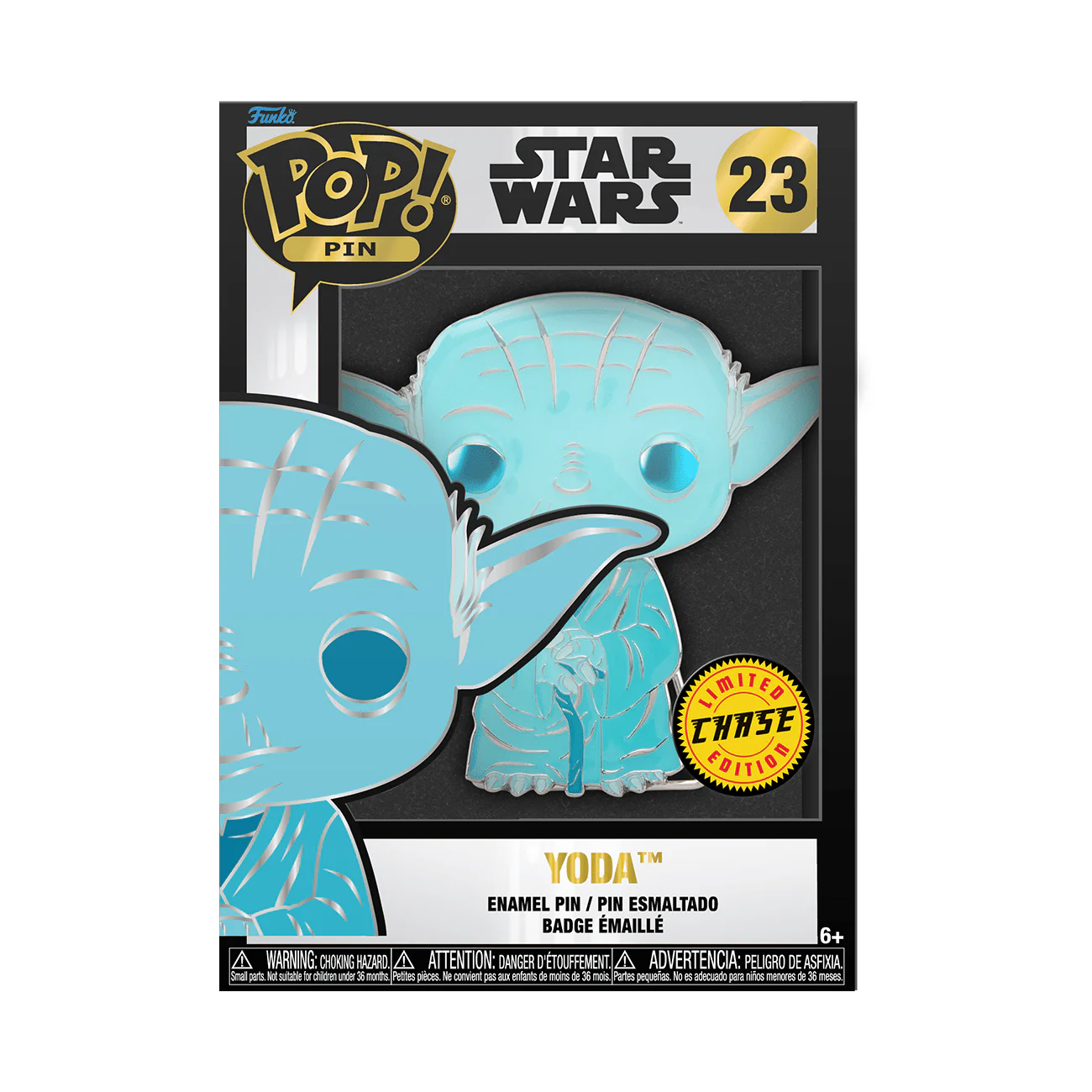 Funko Pop! Sized Pin: Star Wars – Yoda Chase