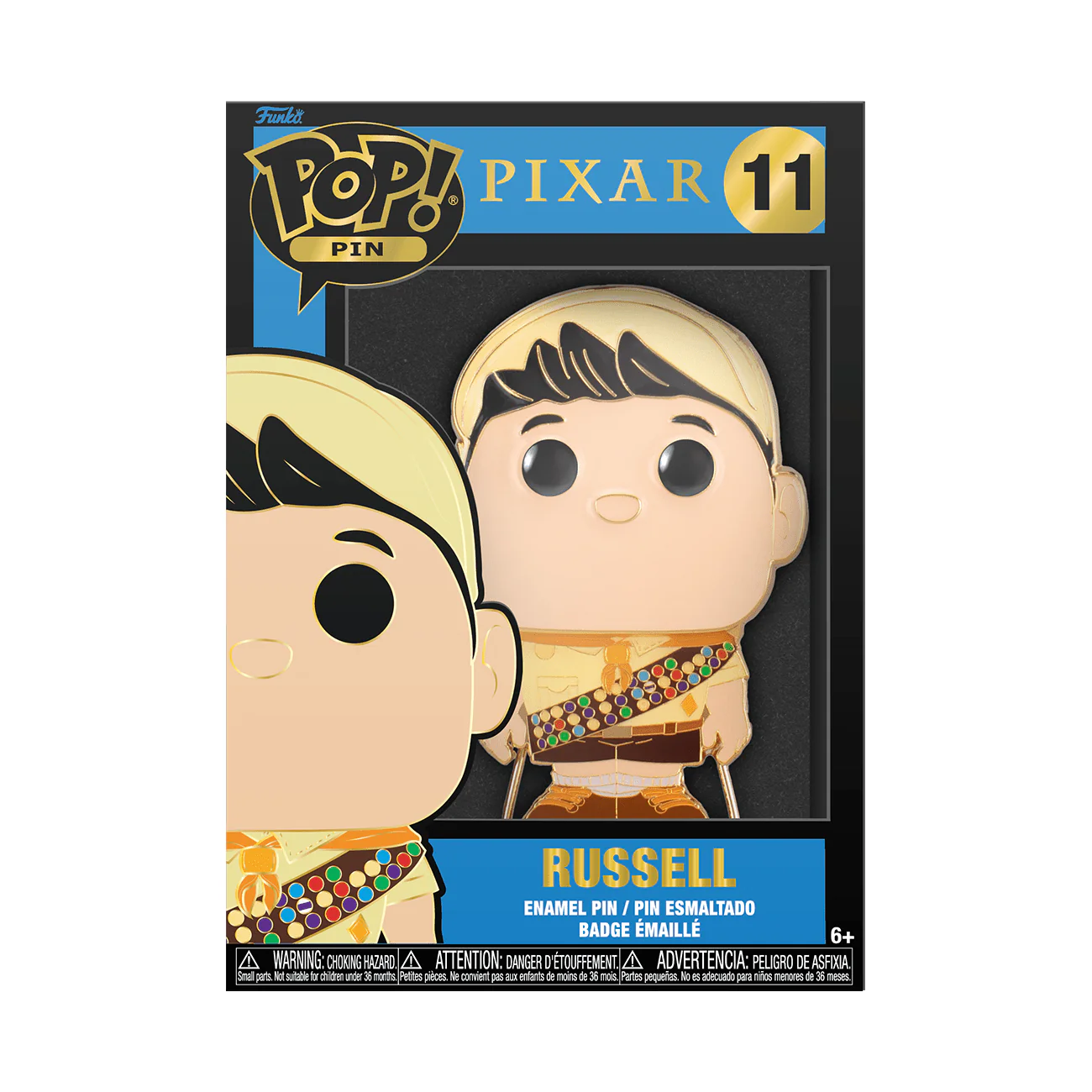 Funko Pop! Sized Pins Disney Pixar: UP - Russel Pin - Image 2