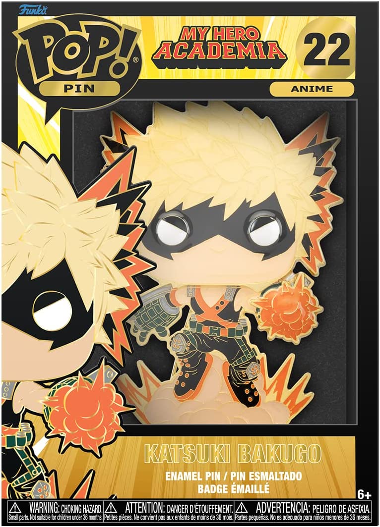 Funko Pop! Sized Pins: My Hero Academia - Bakugo Pin - Image 2