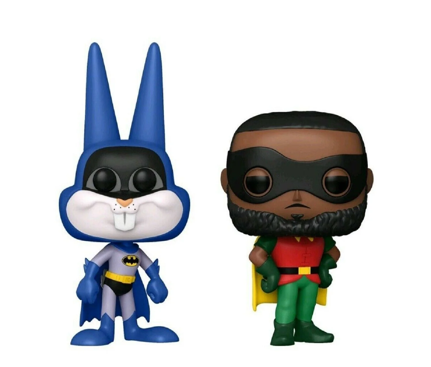 Funko Pop! Space Jam A New Legacy - Bugs Bunny as Batman & LeBron James as Robin Vinyl Figure - Image 1