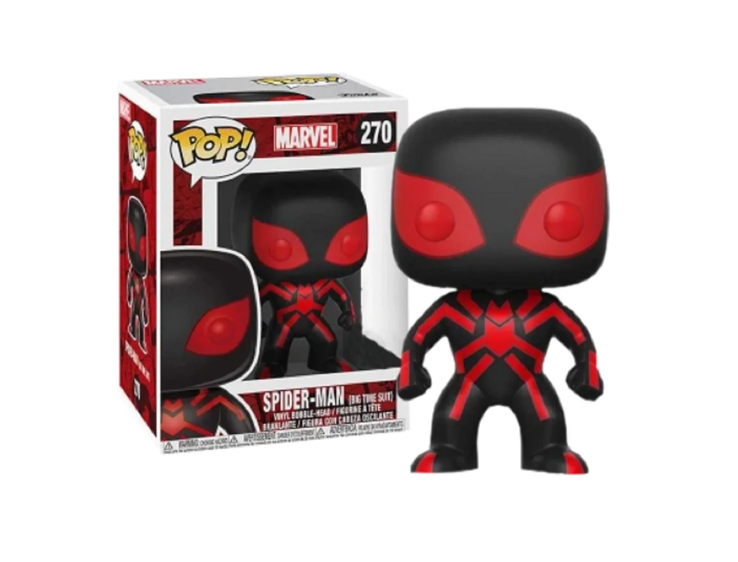 Funko Pop! Spider-Man (Big Time Suit) Exclusive Vinyl Figure - Image 1