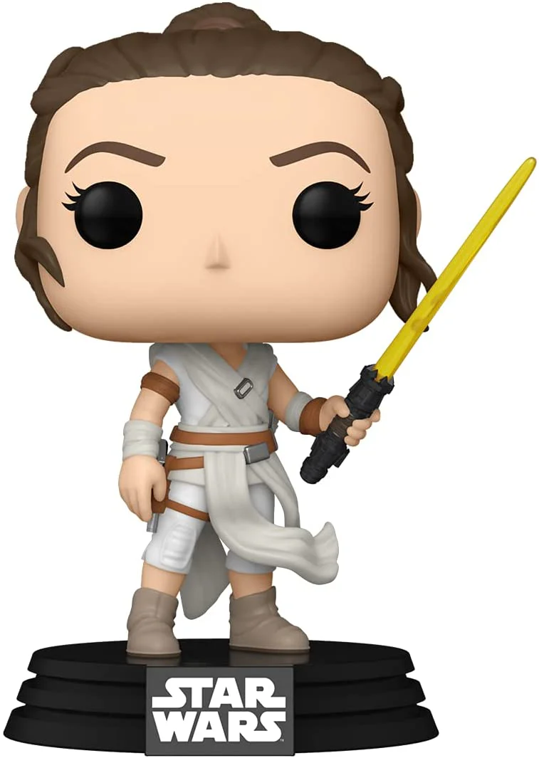 Funko Pop! Star Wars: The Rise of Skywalker - Rey with Yellow Lightsaber #432 - Image 1