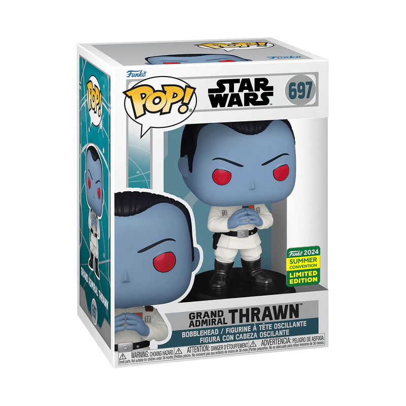 Funko Pop! Star Wars - Grand Admiral Thrawn Steepling #697 2024 Summer Convention - Image 2