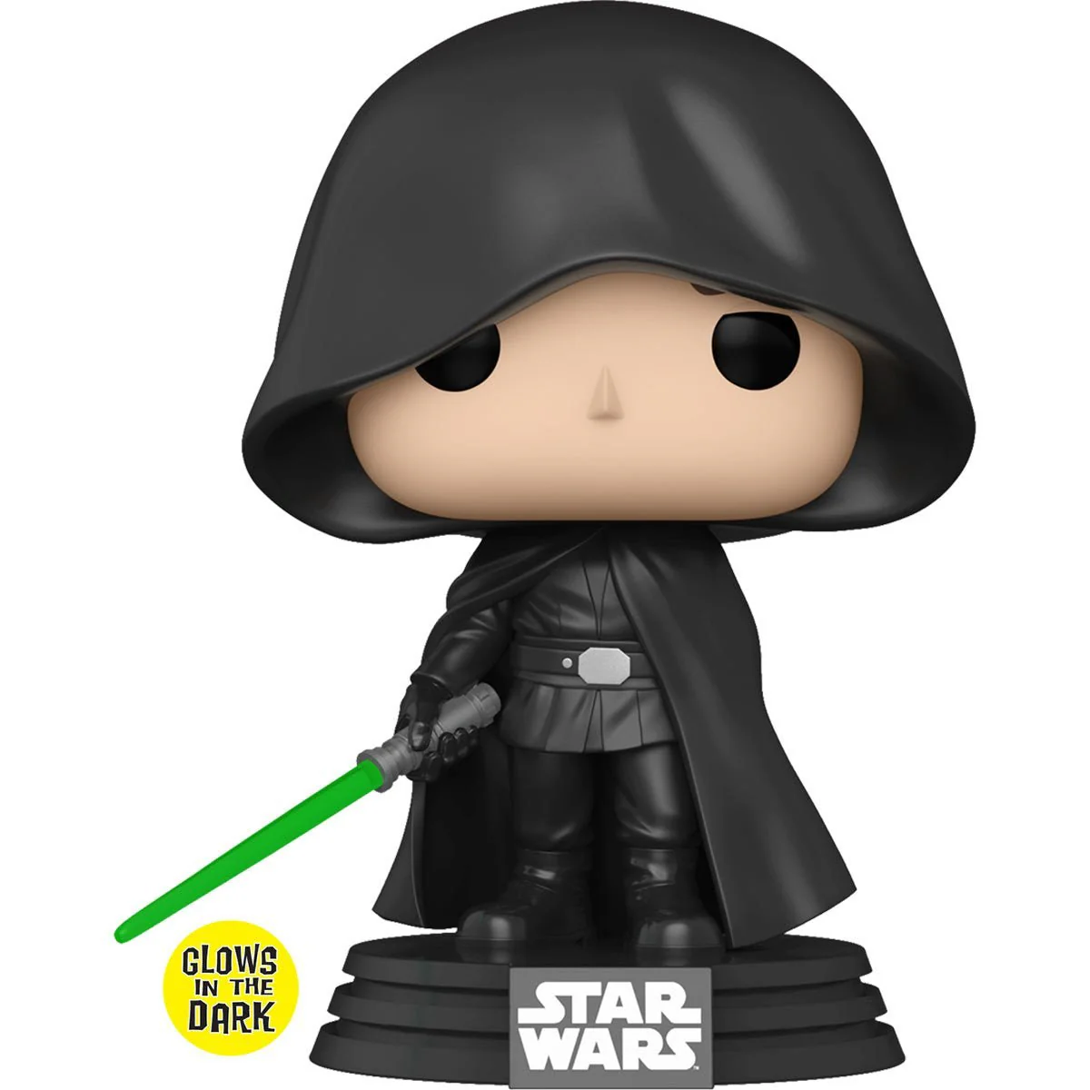 Funko Pop! Star Wars: Mandalorian Luke Skywalker GITD Entertainment Earth Exclusive Vinyl Figure - Image 3