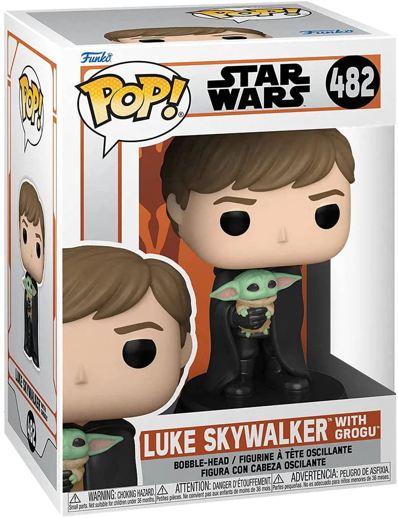 Funko Pop! Star Wars: The Mandalorian - Luke Skywalker with Grogu #482 - Image 1