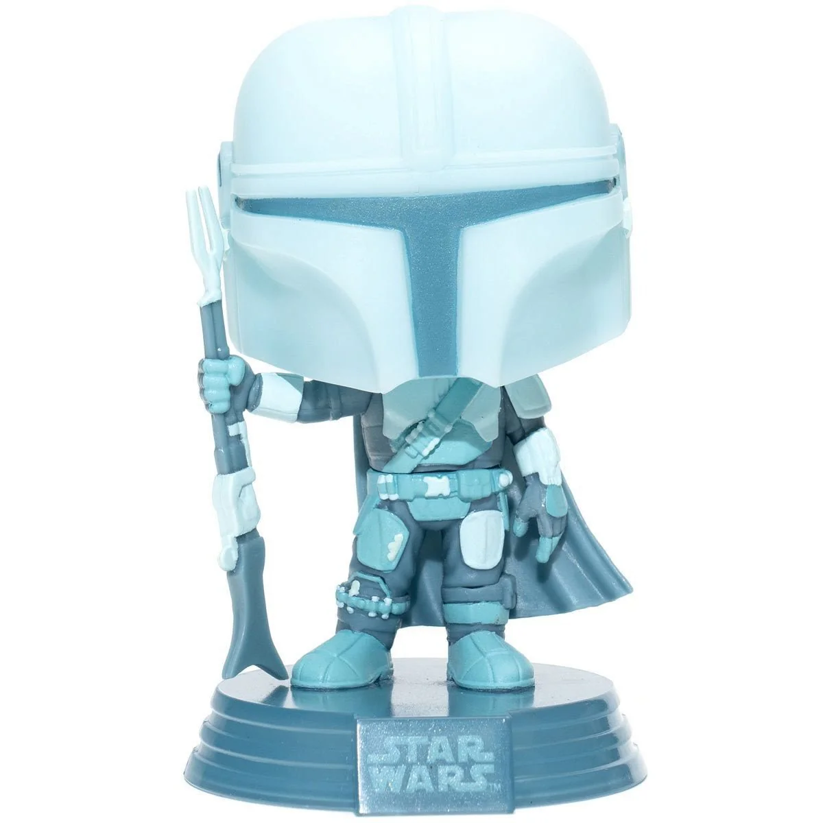 Funko Pop! Star Wars: The Mandalorian – The Mandalorian Hologram #345 Glow-in-the-Dark Entertainment Earth Exclusive