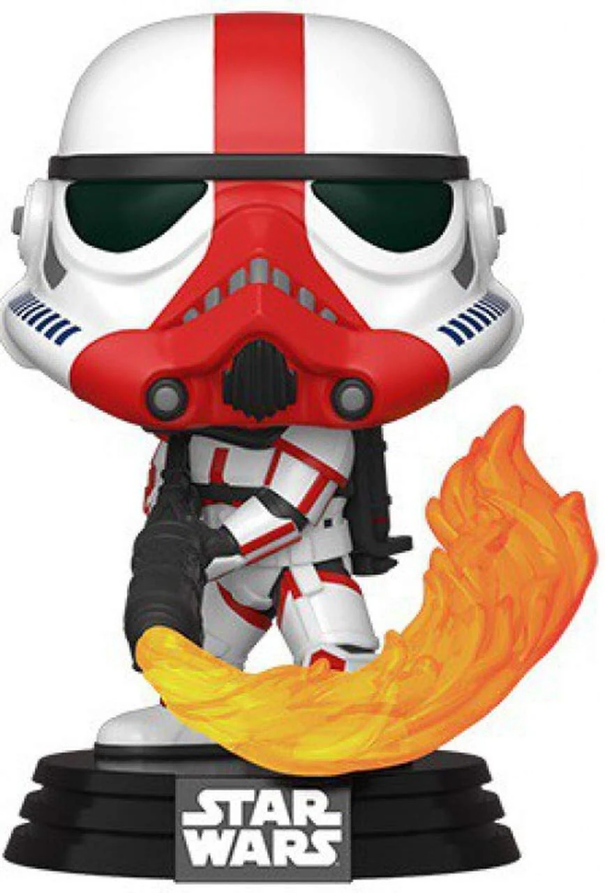 Funko Pop Star Wars The Mandalorian - Incinerator Stormtrooper Vinyl Figure - Image 1