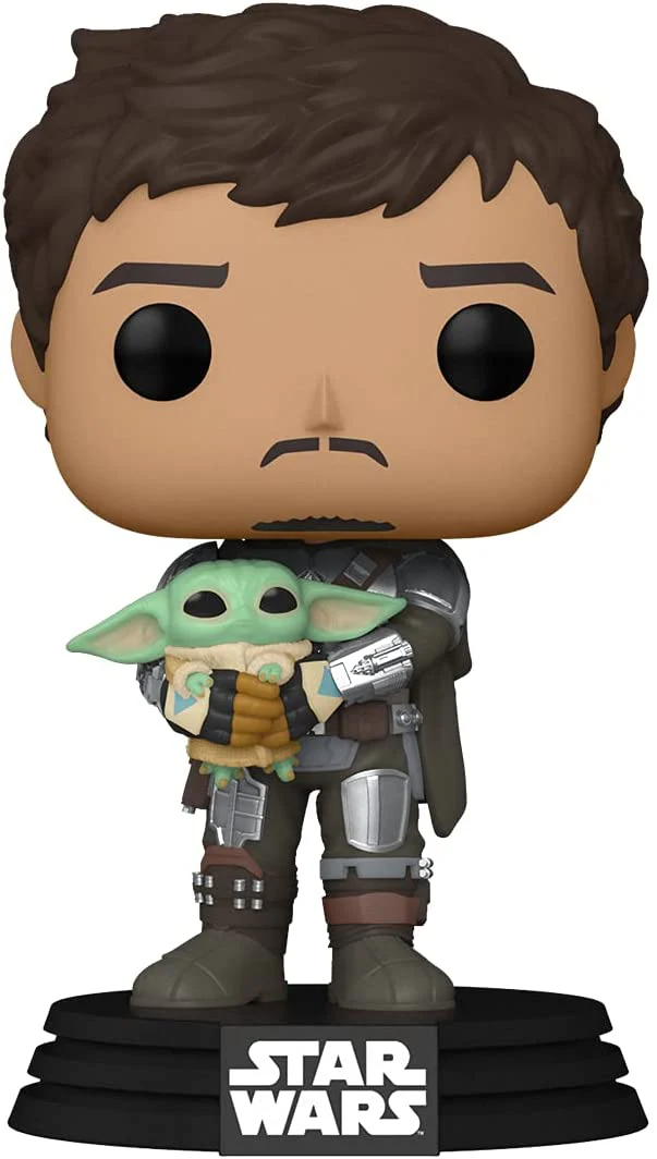 Funko Pop! Star Wars: The Mandalorian - The Mandalorian Holding The Child #461 - Image 1