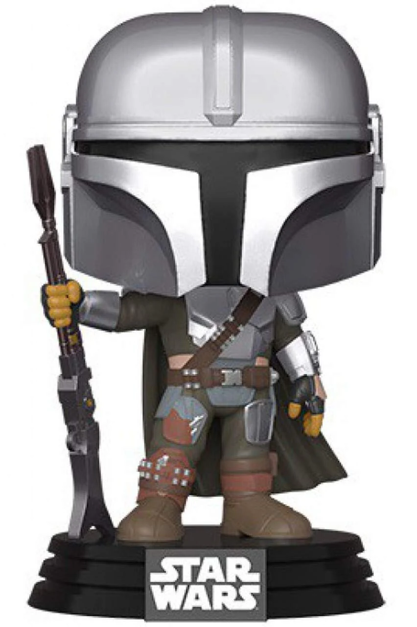 Funko Pop! Star Wars: The Mandalorian - The Mandalorian #345 Metallic - Image 1