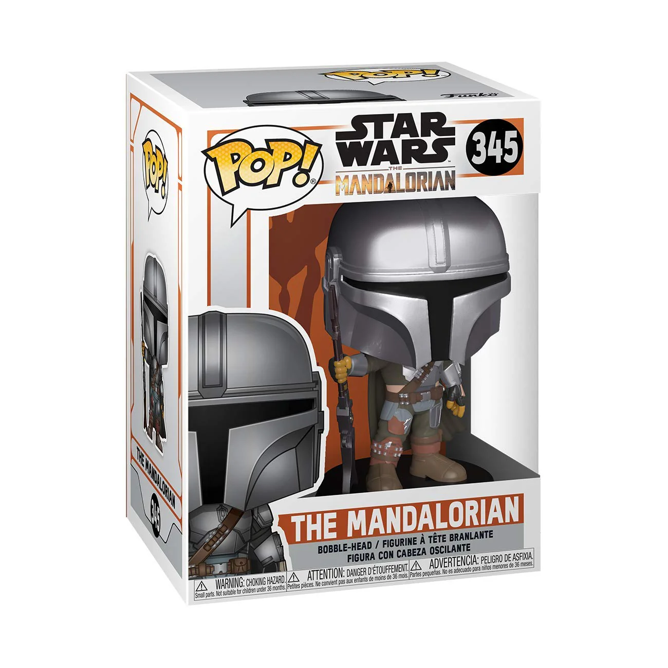 Funko Pop! Star Wars: The Mandalorian - The Mandalorian #345 Metallic - Image 2