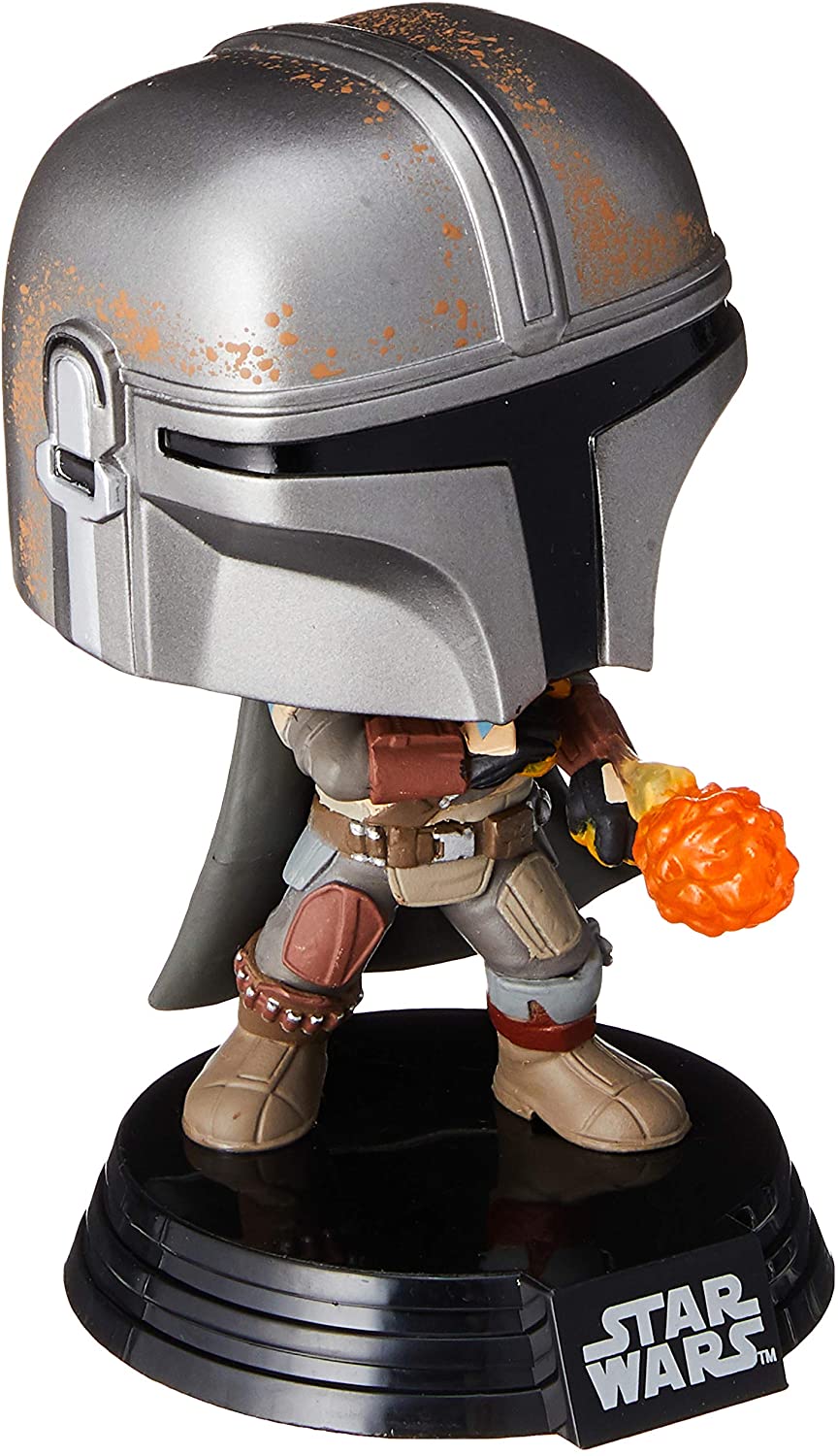 Funko Pop! Star Wars The Mandalorian with Flame Exclusive Vinyl Figure - Image 1