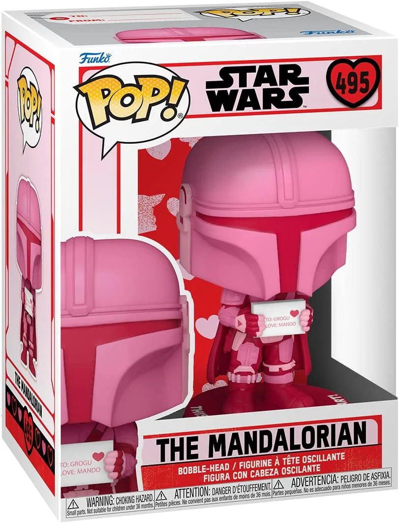 Funko Pop! Star Wars: Valentines - Mandalorian Vinyl Figure - Image 2