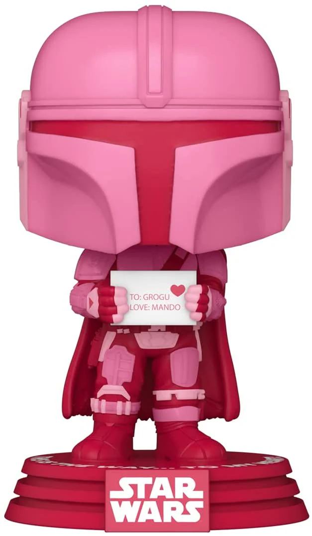Funko Pop! Star Wars: Valentines - Mandalorian Vinyl Figure - Image 1