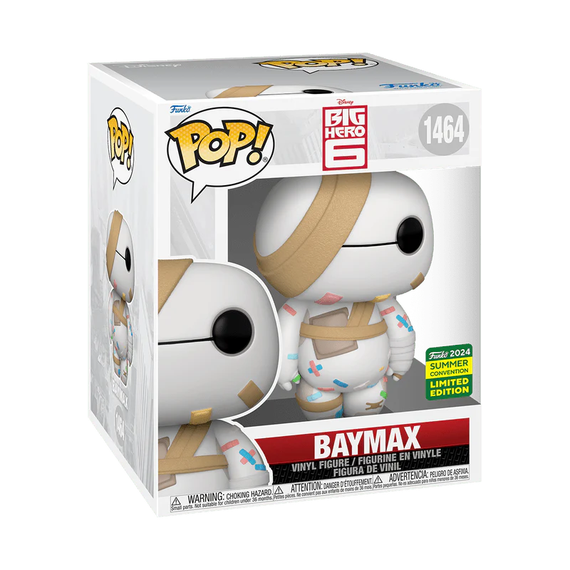 Funko Pop! Super Disney: Big Hero 6 - Baymax with Bandages #1464 2024 Summer Convention - Image 2